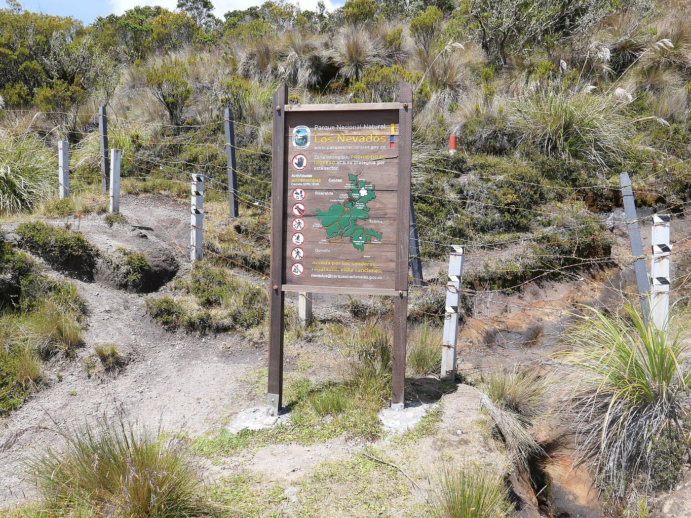 Panel Parque Los Nevados