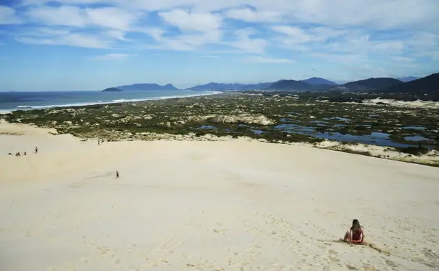 Sandboard nas dunas da Lagoa