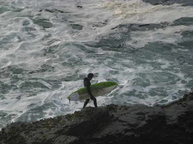 Surfer in Punta de Lobos, Pichilemu - 1
