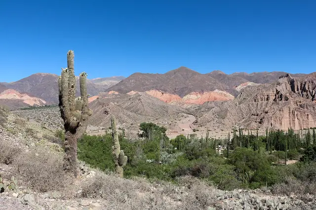 Quebrada de Humahuaca cerca de Tilcara