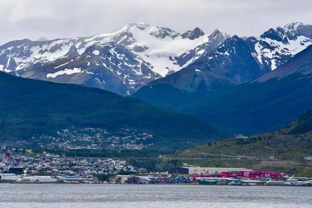 Ushuaia from Beagle Channel
