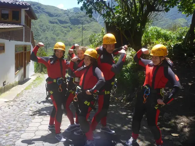 Listos para el cañón · Ready for the canyon
